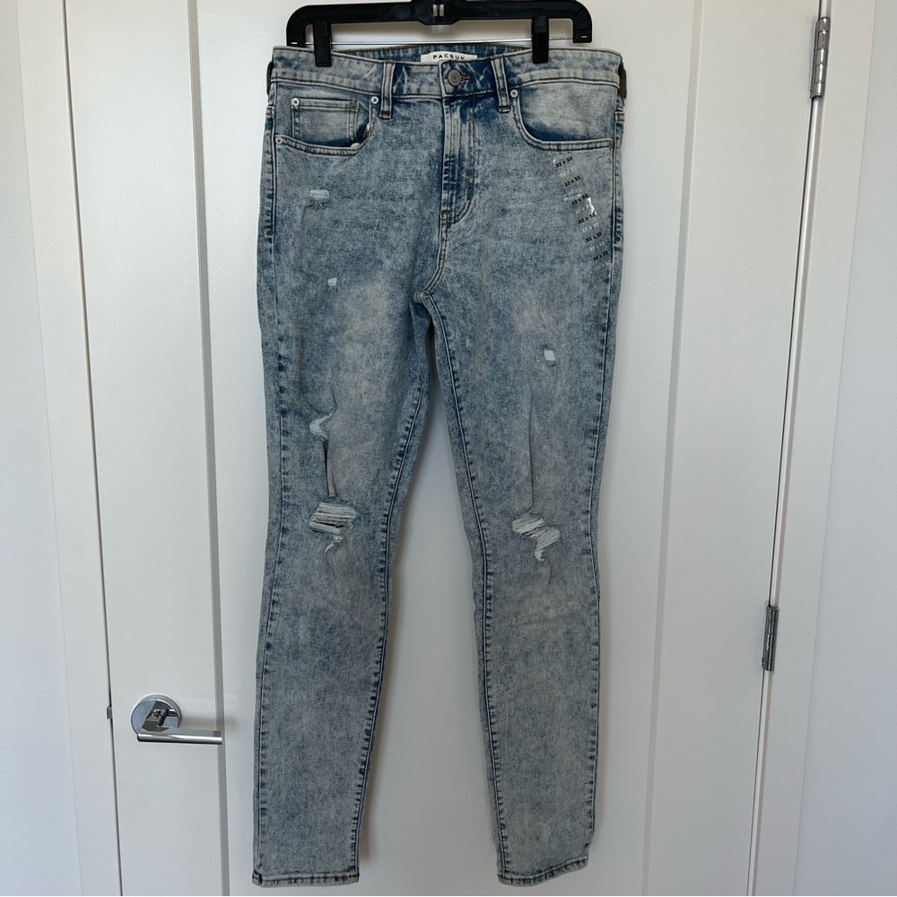 Pacsun Stacked Skinny Men Jeans Sz 32x32 New